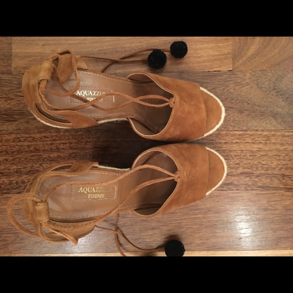 Aquazzura wedges espadrilles size 36.5 - Picture 2 of 6